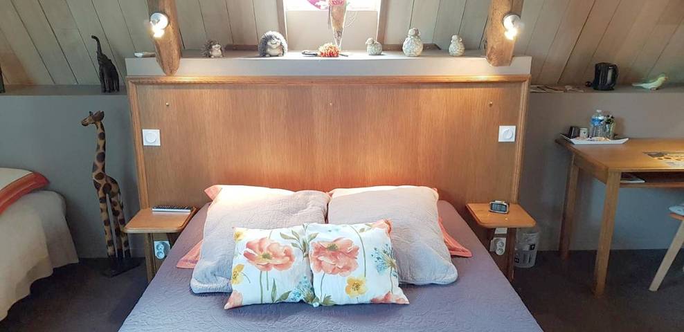 Hôtel pour 3 personnes, avec terrasse et vue, animaux acceptés