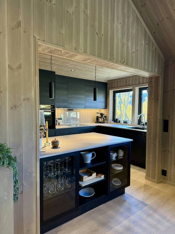 Moderne Hütte am Skarvatnet in Oppdal in Oppdal