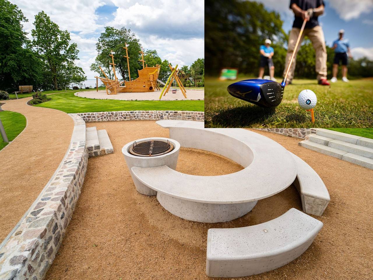 Ganze Ferienwohnung, Haffhäuser am Stettiner Haff Haus 1 Golf Special buchbar - Ferienwohnung V in Zirchow, Usedom