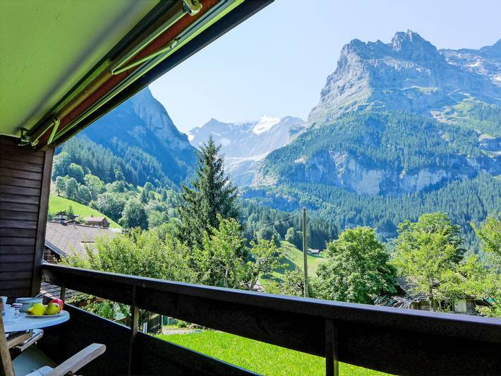 Hütte für 2 Personen, mit Balkon und Garten sowie Ausblick in Grindelwald - 4