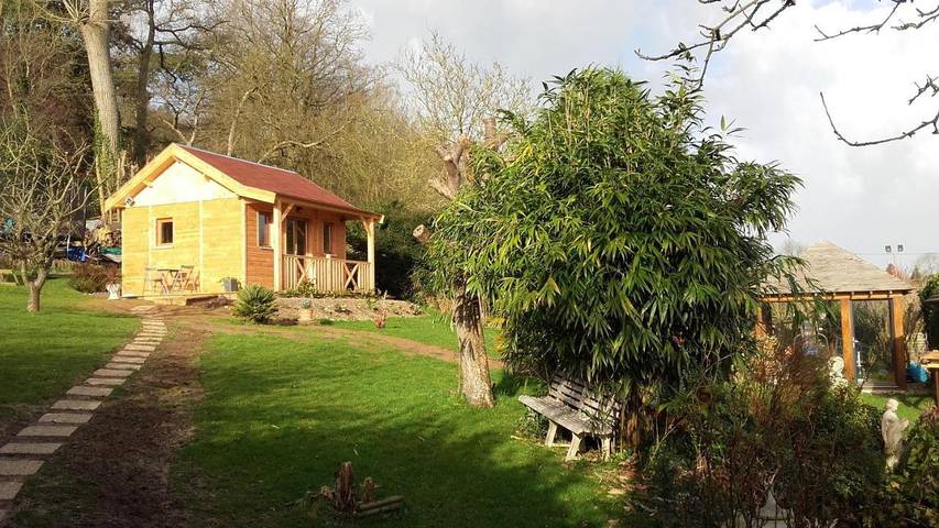 Chambre d’hôte pour 2 personnes, avec jardin et piscine ainsi que sauna et vue en Seine-Maritime