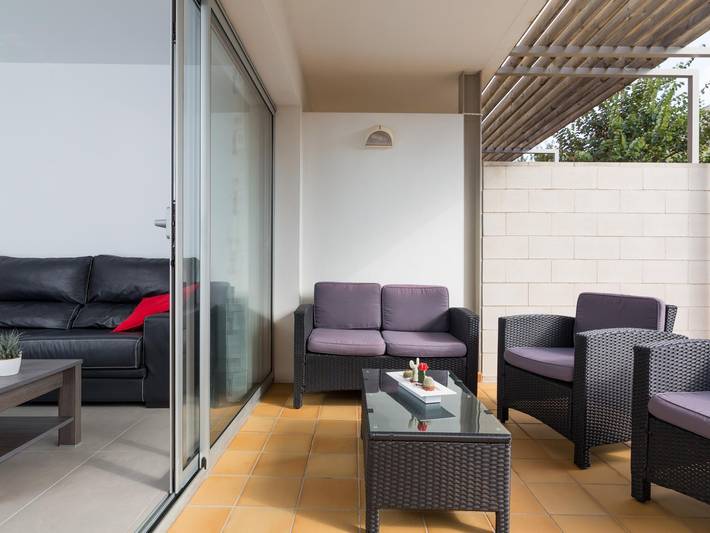 Ganze Ferienwohnung, Casa Danita - Schöne Wohnung mit Terrasse in Son Serra de Marina in Playa de Colonia de Sant Pere (Artà), Artà