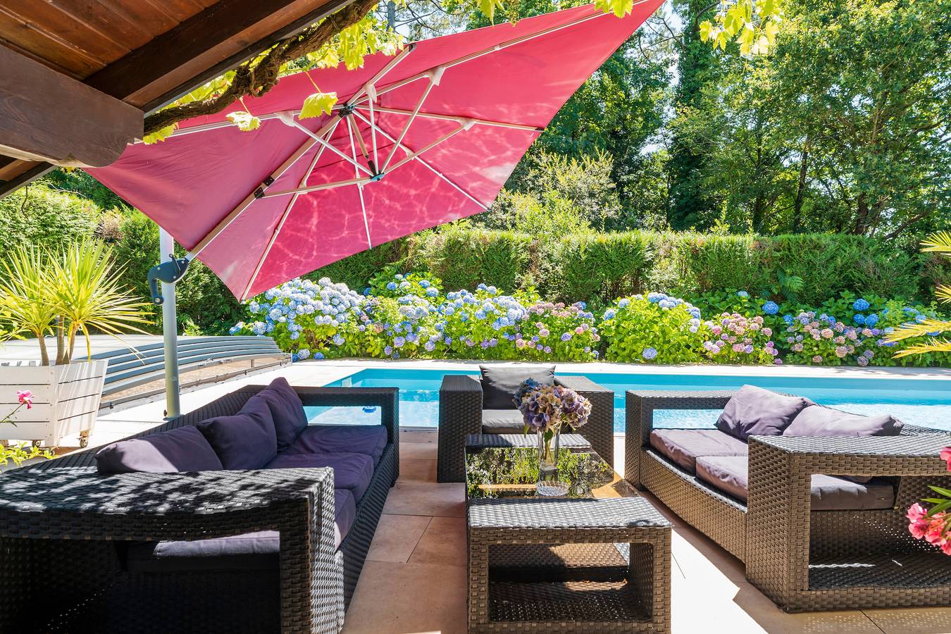 Villa 'Au Coeur Des Pins' mit privatem Pool, privatem Garten und Wlan in Tarnos, Dax und Umgebung