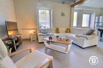 Gîte pour 4 personnes, avec jardin et terrasse à Saint-Barthélemy (France)