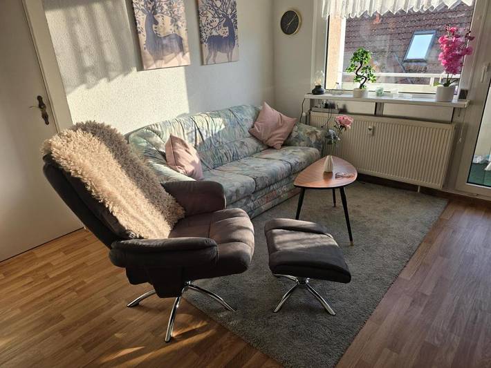 Ferienwohnung für 2 Personen, mit Balkon und Ausblick in Malchin