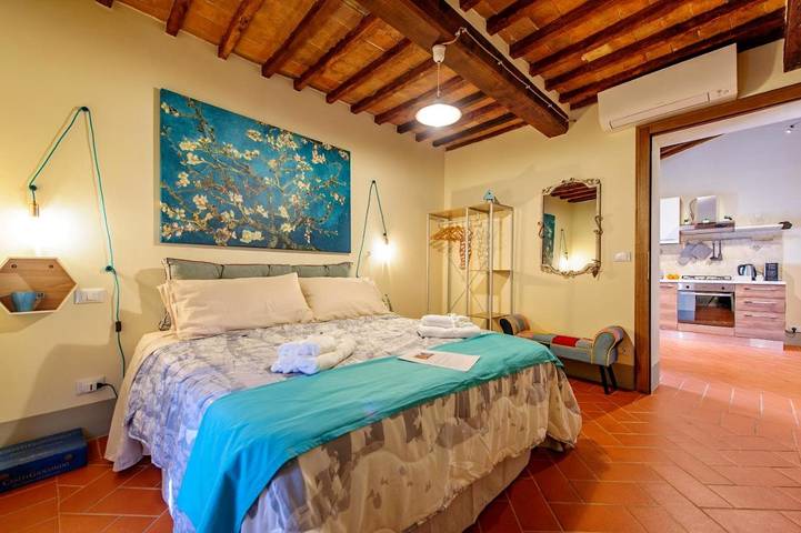 Ferienwohnung für 5 Personen, mit Ausblick in Pienza