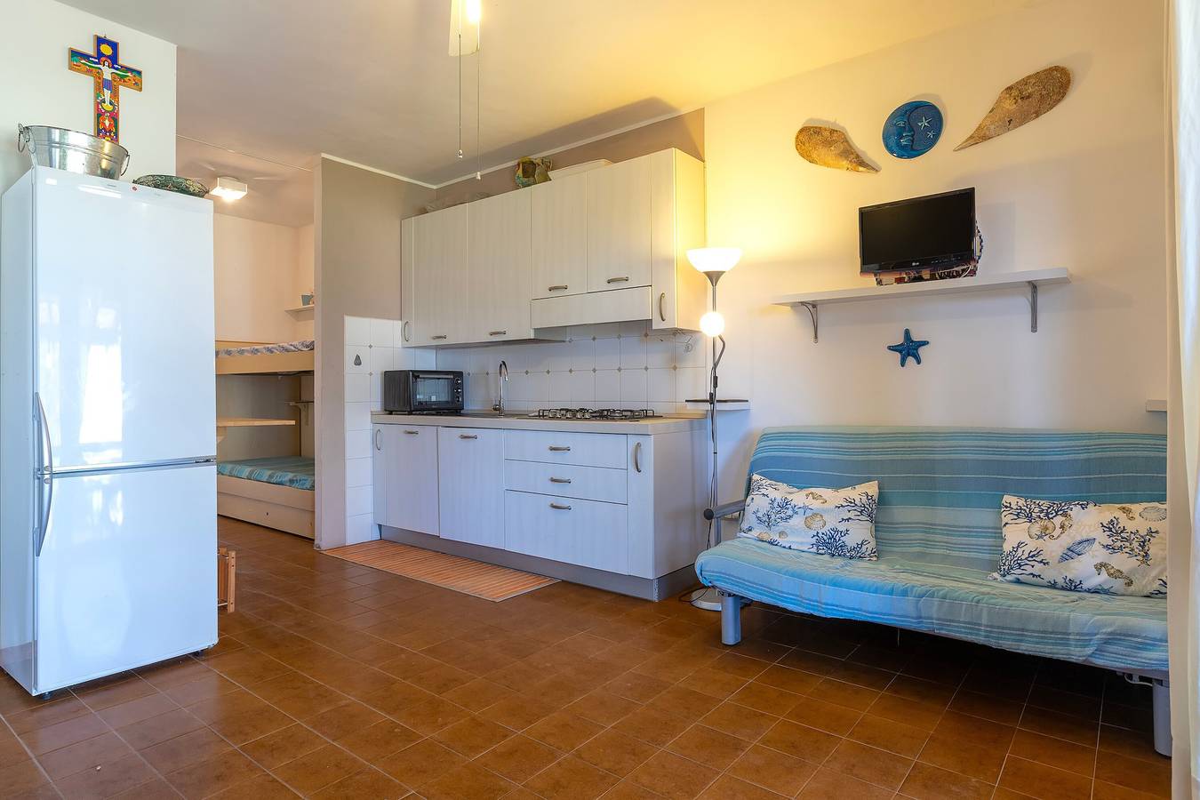 Casa de vacaciones 'Casa 5 Vista Mare' con vistas al mar, terraza privada y aire acondicionado in Stintino, Nurra