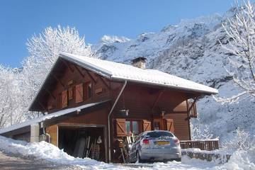 Chalet pour 8 personnes, avec jardin et balcon à Vaujany