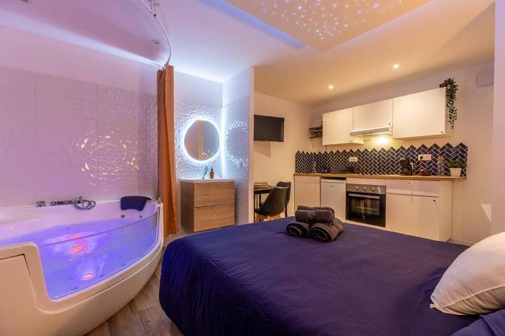 Appartement de vacances pour 2 personnes, avec Jacuzzi