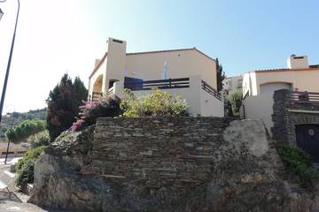 Villa pour 6 personnes, avec balcon et piscine, animaux acceptés à Collioure