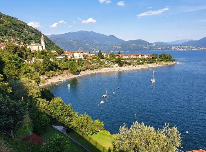 Ferienwohnung für 2 Personen, mit Balkon und Terrasse sowie Garten und Ausblick in Cannero Riviera - 3