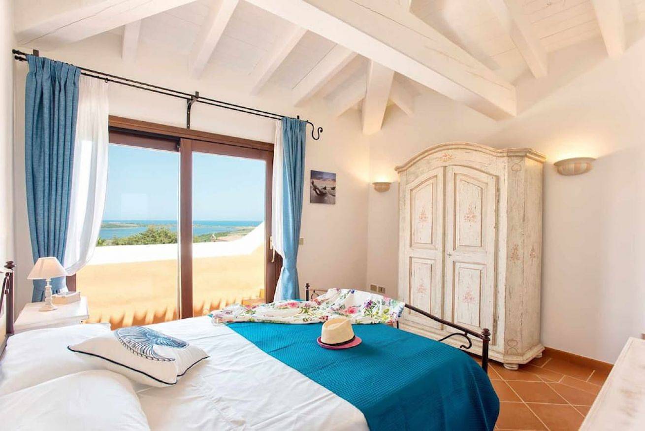 Villa für 6 Personen mit Seeblick in Stagno di Casaraccio, Punta De Su Turrione