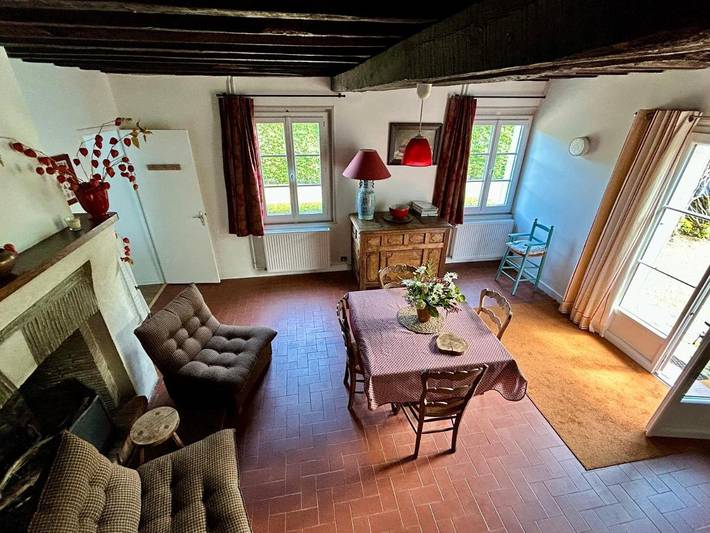 Location de vacances pour 4 personnes, avec jardin à Acquigny