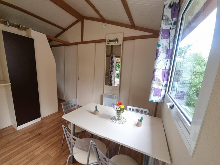 Camping Le Verger De Jastres - Chalet 5 personen - Chalet Morea Klimatisiert + Tv 5 Personen in Aubenas, Ardèche