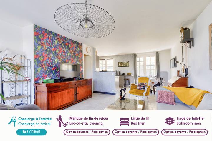 Location de vacances pour 6 personnes, avec jardin et terrasse dans Sion-sur-l'Océan - 2