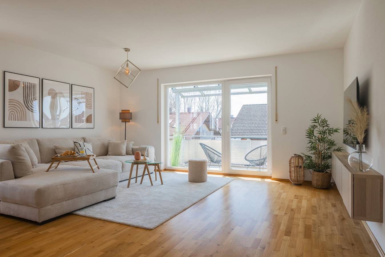 Ganze Ferienwohnung, Step Apartments - groß, luxuriös und zentral - Ferienwohnung mit drei separaten Schlafzimmern 103 qm in Bad Aibling, Landkreis Rosenheim
