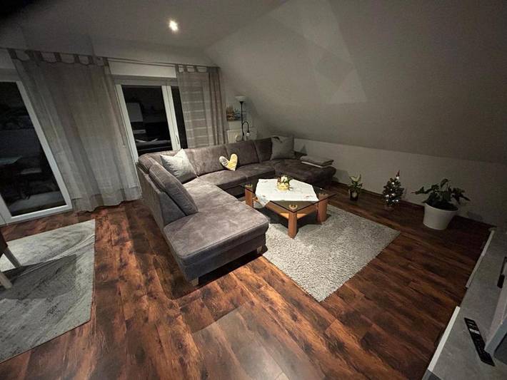 Ferienwohnung für 6 Personen, mit Balkon und Terrasse sowie Ausblick in Dinklage