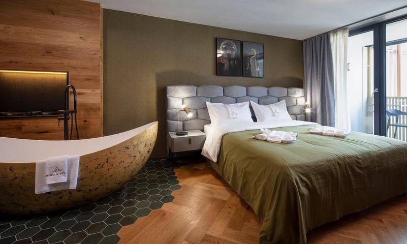 Ferienhaus für 2 Personen, mit Terrasse und Ausblick