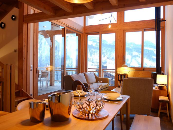 Familien-Chalet in Saint-Martin-de-Belleville - 9 Pers, WLAN, Parkplatz in Saint-Martin-de-Belleville, Vanoise-Massiv