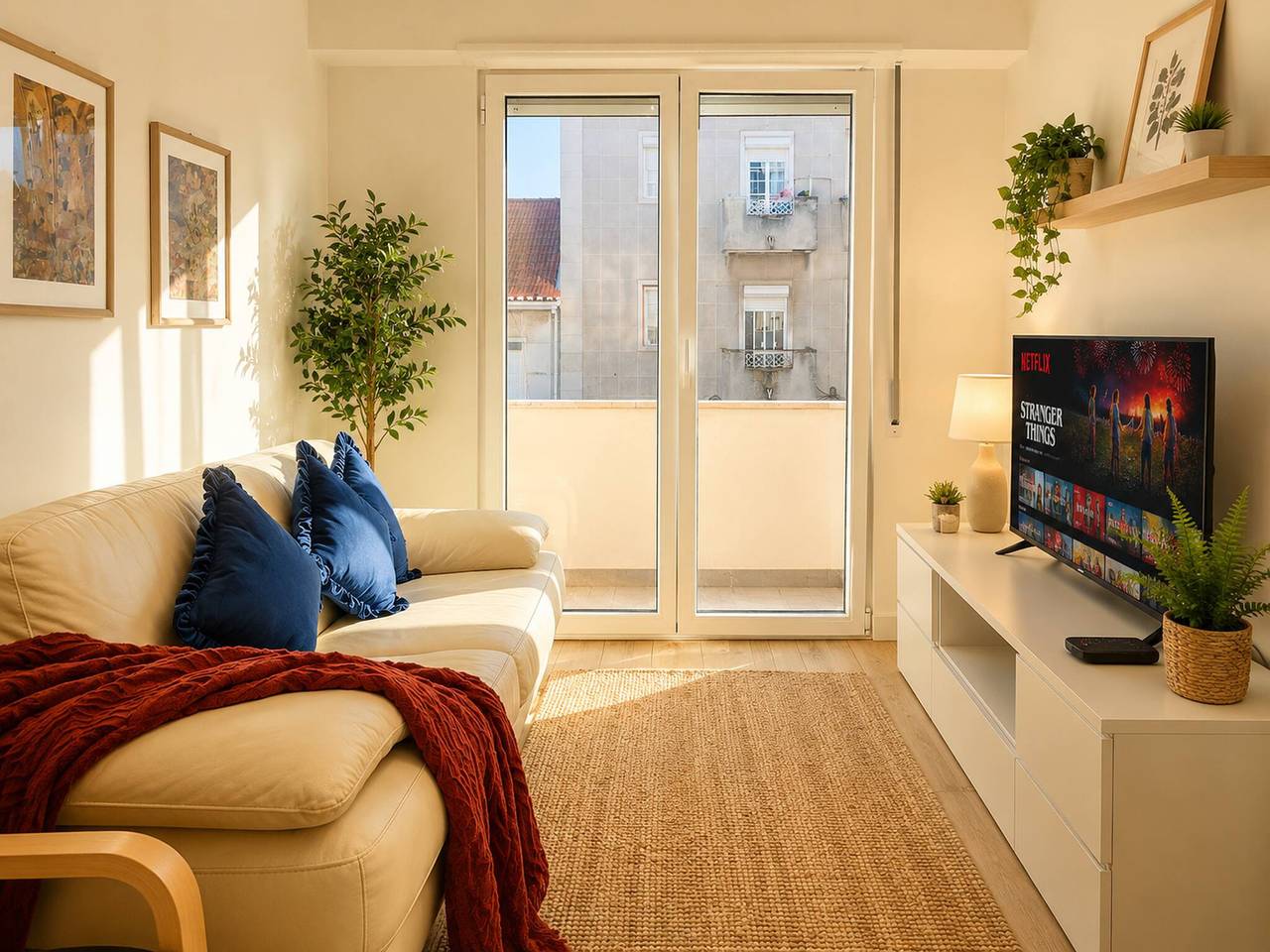 Apartamento entero, Encantador apartamento de 2 dormitorios en Almada, cerca de Lisboa in Almada, Halbinsel von Setúbal