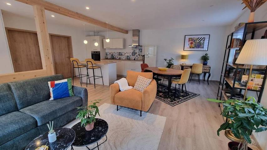 Gîte pour 4 personnes, avec Terrasse ainsi que Jardin et Vue à Vœgtlinshoffen
