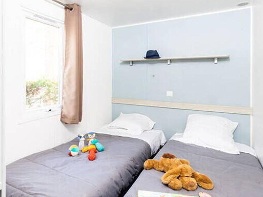 Camping Lou Pignada  - Bungalow 6 personen - Mobilheim | Classic | 2 Zi. | 4/6 Pers. | Hochterrasse | Tv in Messanges, Côte d’Argent