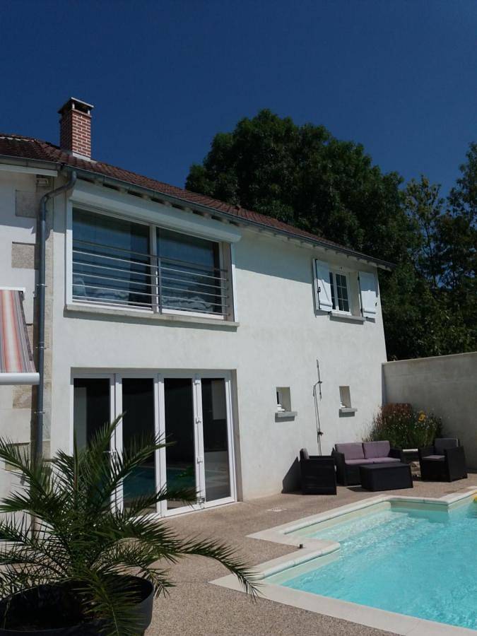 Maison de vacances pour 5 personnes, avec vue et jardin