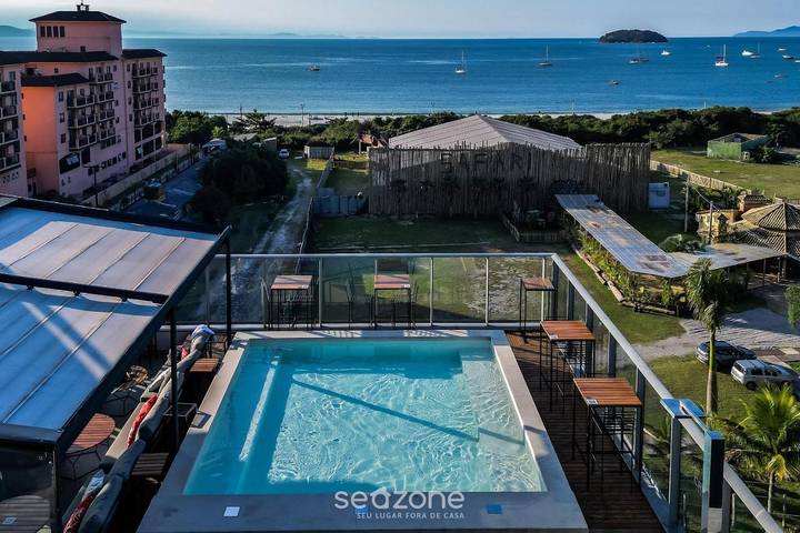 Apartamento para 3 personas, con terraza en Florianópolis