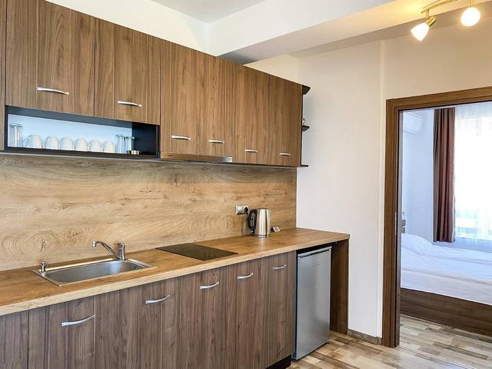 Ferienwohnung für 4 Personen, mit Balkon und Terrasse sowie Ausblick