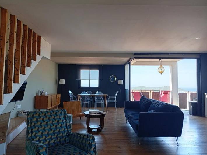 Appartement de vacances pour 5 personnes, avec terrasse et vue, animaux acceptés