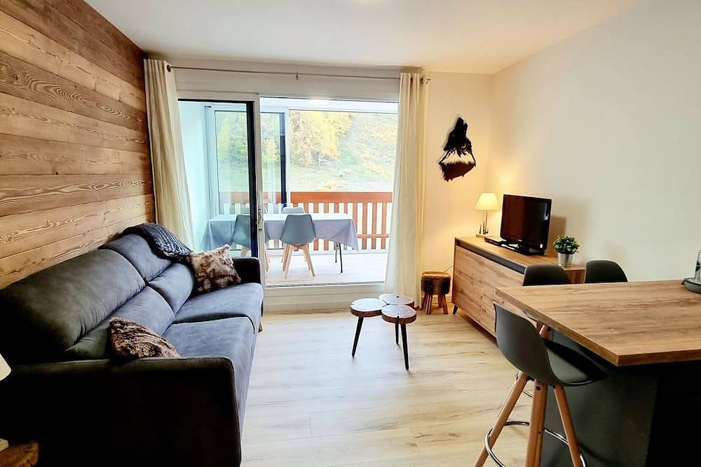 Ganze Wohnung, Renoviertes Studio für 4 Pers. an Skipisten mit Parkplatz in La Joue du Loup, Le Dévoluy