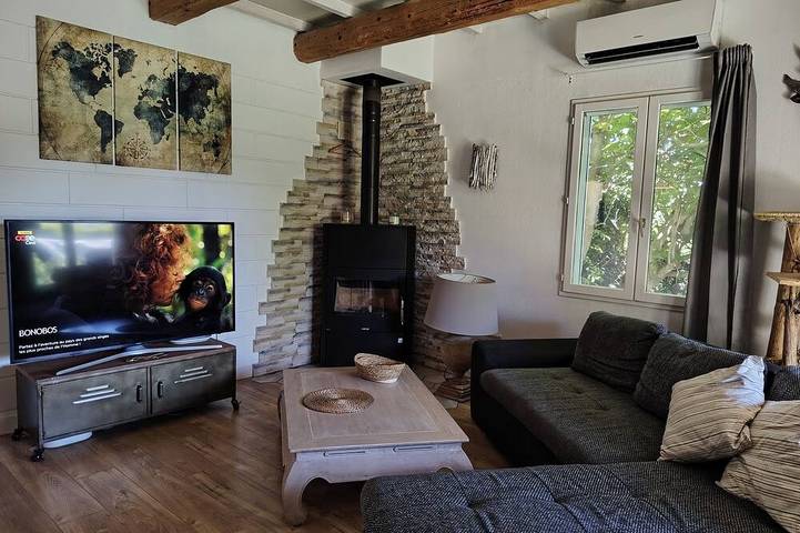 Location de vacances pour 7 personnes, avec balcon et jardin à Aubignan - 4