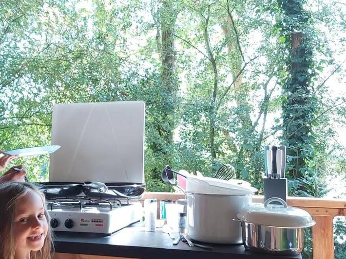 Camping  L'Etruyère - Safarizelt 6 personen - Luxus-Safari-Zelt in La Tardière, Fontenay-le-Comte