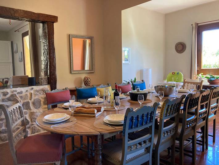 Gîte pour 12 personnes, avec piscine ainsi que balcon et jardin à Saint-Julien-de-Cassagnas - 2