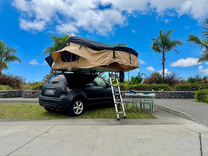 Tente pour 3 personnes, avec jardin sur l' Île de la Réunion - 2