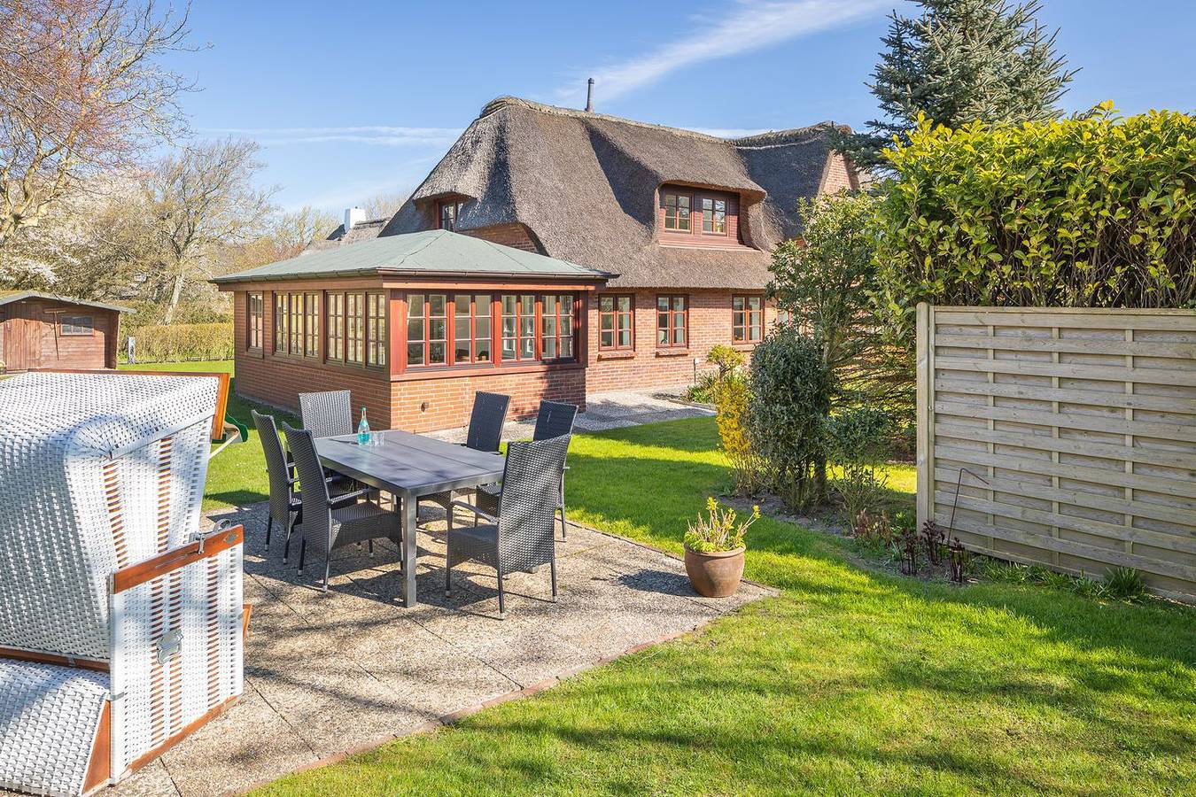 Aalernhüs - südöstliche Haushälfte eines historischen Friesenhauses in Keitum, Sylt (Gemeinde)