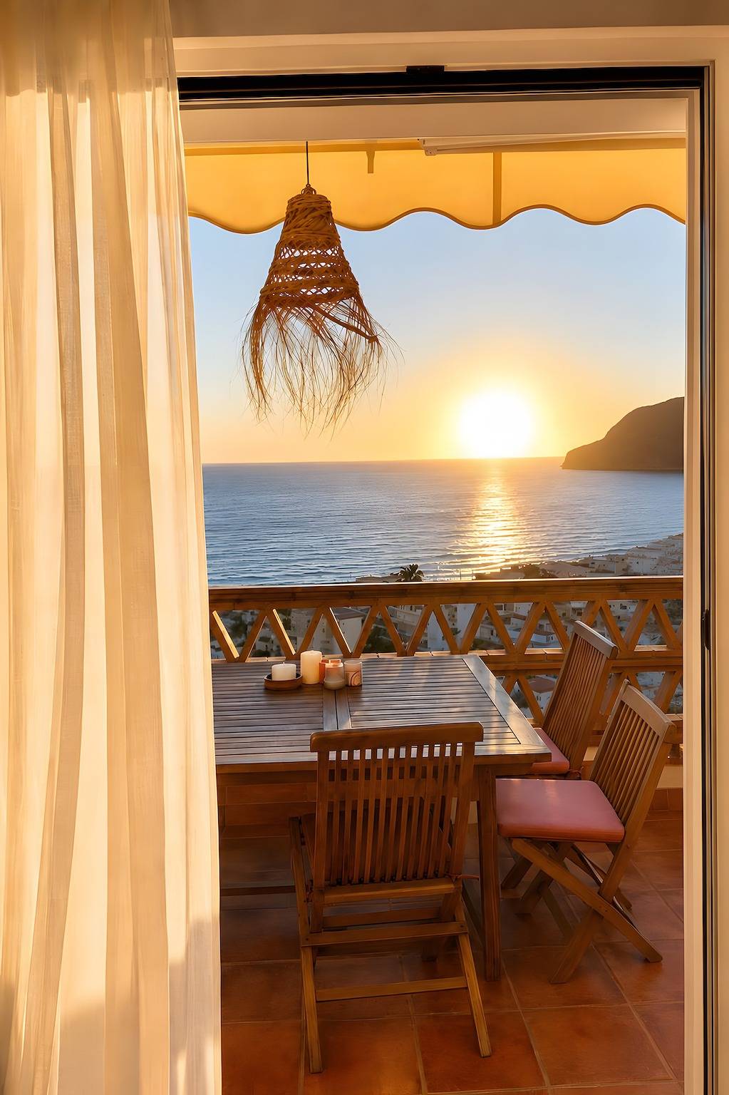 Casa vacacional 'Cocon' con vistas al mar, Wi-Fi y aire acondicionado in La Herradura, Almuñecar