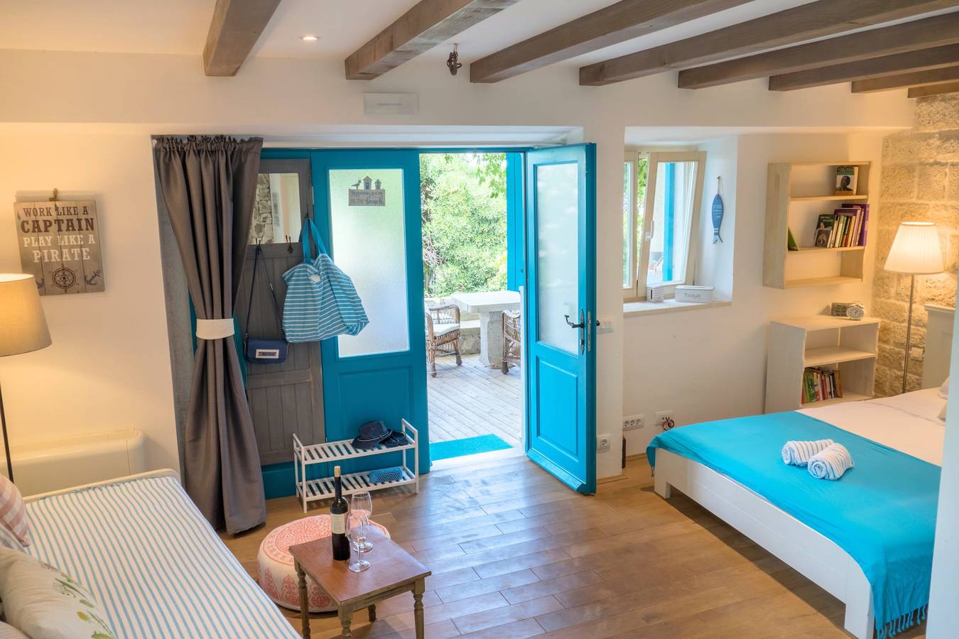 Ganzes Studio, Öko-Aparthotel The Dreamers' Club - Aqua für 4 in Lumbarda, Korcula