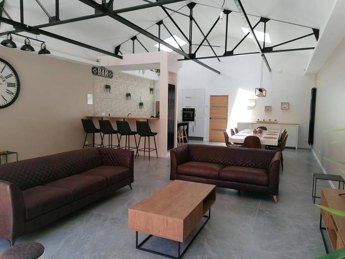 Gîte pour 8 personnes, avec Terrasse à Saint-Martin-Boulogne