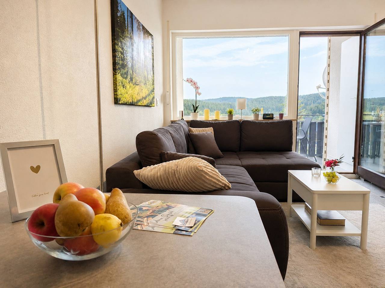 Appartement entier, Appartement de vacances pour 6 personnes avec terrasse in Schonach im Schwarzwald, Forêt-Noire du Sud
