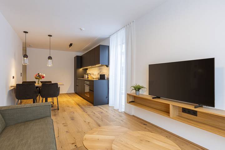 Ferienwohnung für 4 Personen, mit Sauna und Balkon