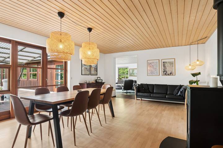 Ferienhaus mit Billard, Shelter und Feuerstelle in Silkeborg
