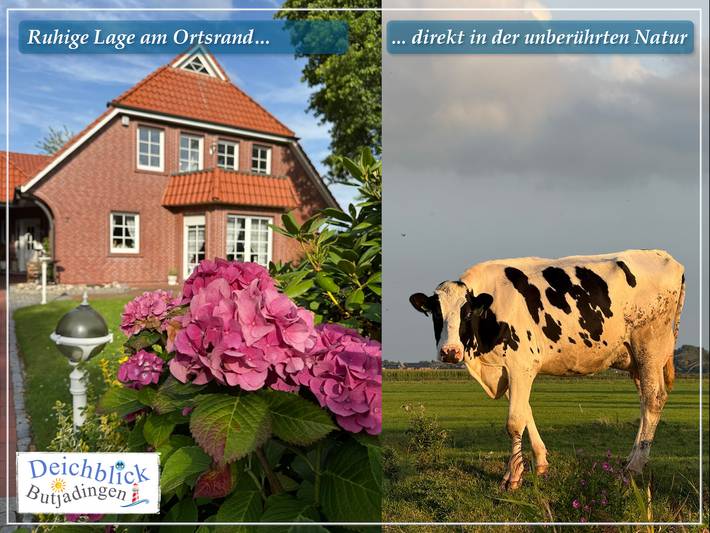 Ferienwohnung für 4 Personen, mit Ausblick und Garten in Eckwarden - 2