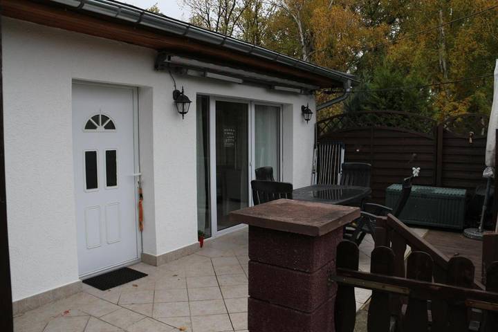 Ferienwohnung für 4 Personen, mit Terrasse und Seeblick sowie Ausblick in Schwielochsee
