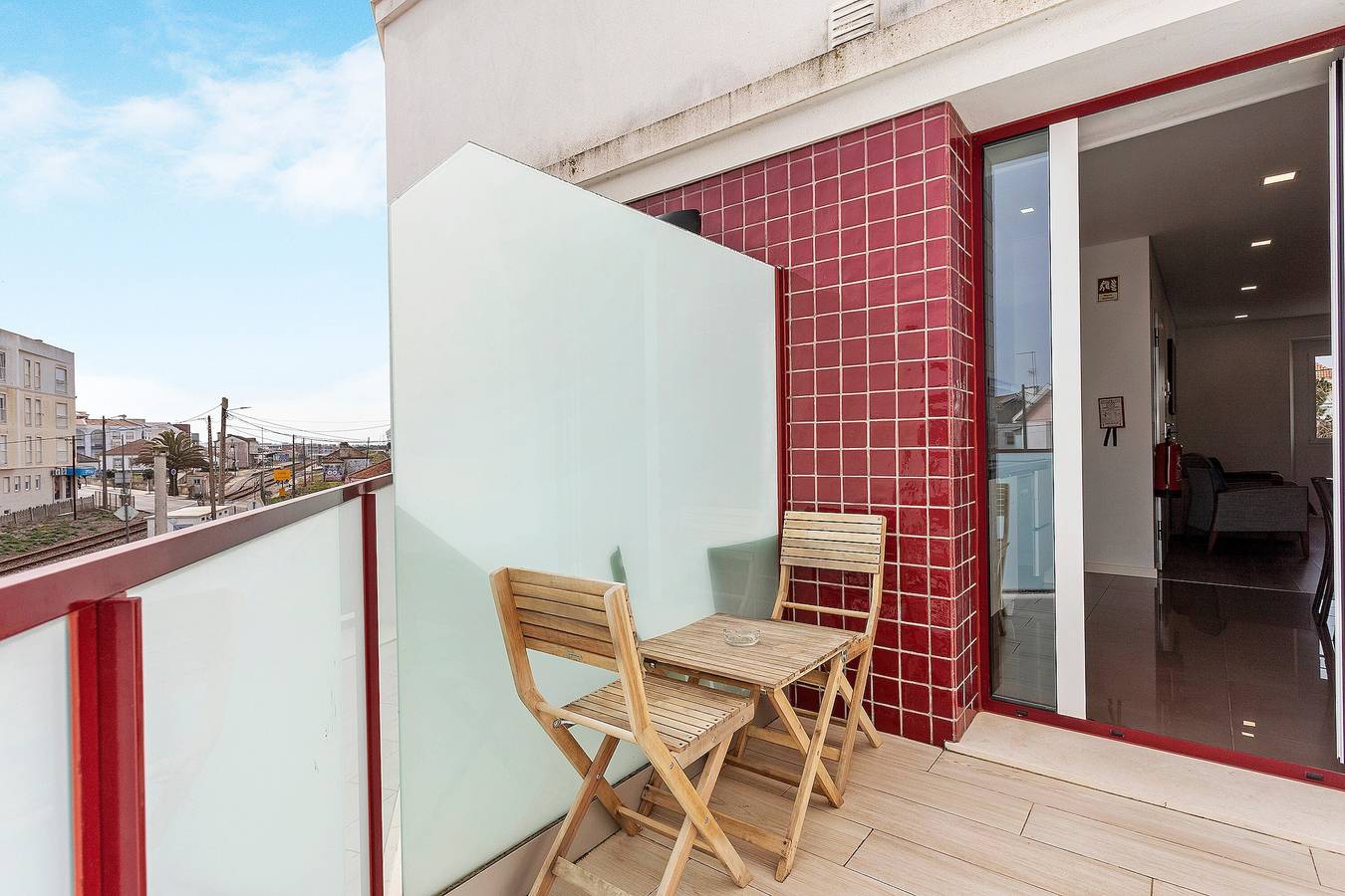 Ganze Wohnung, Apartment 'Casa Dos Terraços T2 1º' mit Balkon, Wlan und Klimaanlage in Praia de São Martinho do Porto, São Martinho do Porto