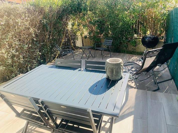 Location de vacances pour 4 personnes, avec piscine ainsi que terrasse et jardin, animaux acceptés à Valras-Plage - 2