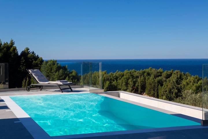 Villa für 4 Personen, mit Meerblick und Pool sowie Terrasse, mit Haustier auf Lefkada - 3