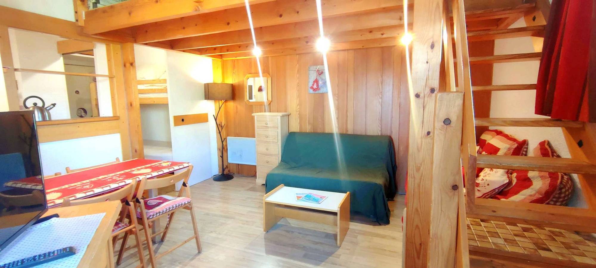Geheel vakantieappartement, 2 Rooms Mezzanine In Quiet Hameau in Isola 2000, Isola