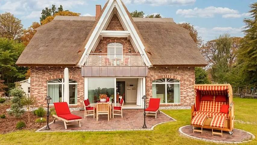Ferienhaus für 6 Personen, mit Sauna und Garten sowie Balkon in Putbus