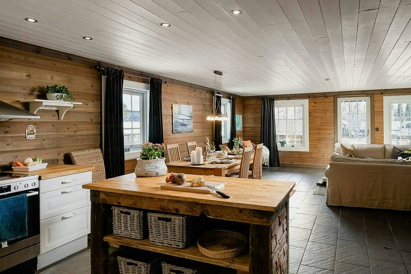 Cabane familiale avec gapahuk à Gautetjern in Gol